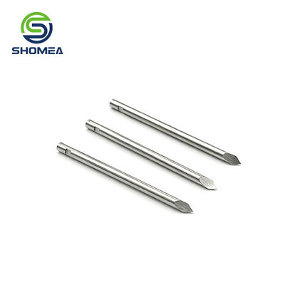 Good price SHOMEA Customized Stainless Steel Solid  Slotted Needle with Chamfer End online