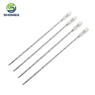 Good price SHOMEA Medical Grade Stainless Steel 16G Chiba Needle with Markings & Luer Lock Hub online