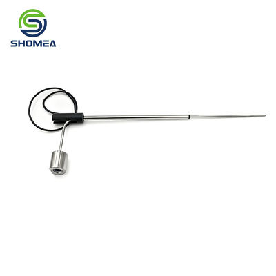 Buen precio SHOMEA Aguja de muestreo de precisión de acero inoxidable de grado médico con alambre en línea