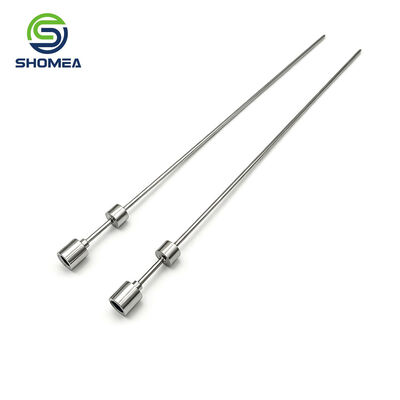 Good price SHOMEA Medical Grade 316L Stainless Steel IVD Micro Sampling Needle with Threaded Hub online