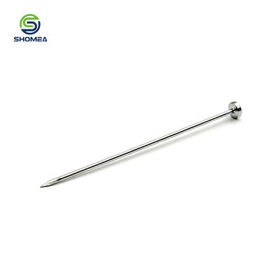 Good price Custom Machined Stainless Steel Solid Needle Component with Flat Round Head - Built to Print online