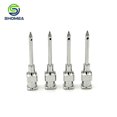 Good price Custom Machined Pen Tip Side Hole Needle Component with Luer Connector - Built to Print online
