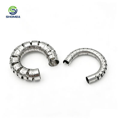 Good price Custom Machined Stainless Steel Interlocking Flexible Snake Bone Tube - Built to Print online